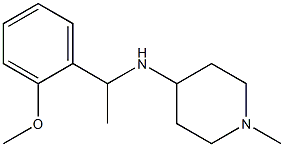 N-[1-(2-methoxyphenyl)ethyl]-1-methylpiperidin-4-amine Struktur