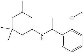 N-[1-(2-methoxyphenyl)ethyl]-3,3,5-trimethylcyclohexan-1-amine Struktur