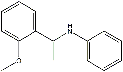 N-[1-(2-methoxyphenyl)ethyl]aniline Struktur