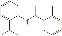 N-[1-(2-methylphenyl)ethyl]-2-(propan-2-yl)aniline Struktur