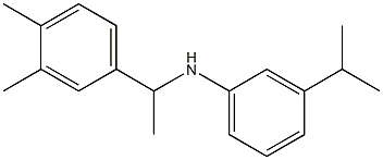 N-[1-(3,4-dimethylphenyl)ethyl]-3-(propan-2-yl)aniline Struktur