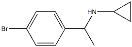 N-[1-(4-bromophenyl)ethyl]-N-cyclopropylamine Struktur