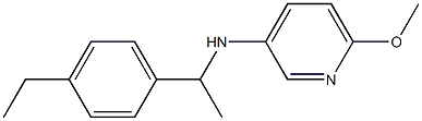 N-[1-(4-ethylphenyl)ethyl]-6-methoxypyridin-3-amine Struktur