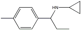 N-[1-(4-methylphenyl)propyl]cyclopropanamine Struktur