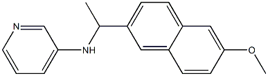 N-[1-(6-methoxynaphthalen-2-yl)ethyl]pyridin-3-amine Struktur