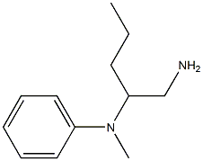 N-[1-(aminomethyl)butyl]-N-methyl-N-phenylamine Struktur