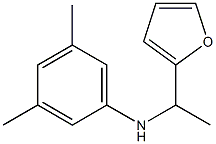 N-[1-(furan-2-yl)ethyl]-3,5-dimethylaniline Struktur