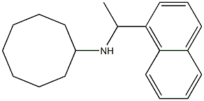 N-[1-(naphthalen-1-yl)ethyl]cyclooctanamine Struktur