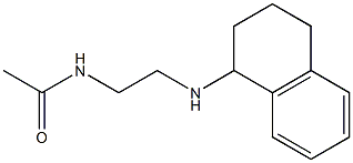 N-[2-(1,2,3,4-tetrahydronaphthalen-1-ylamino)ethyl]acetamide Struktur