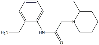 N-[2-(aminomethyl)phenyl]-2-(2-methylpiperidin-1-yl)acetamide Struktur