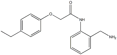 N-[2-(aminomethyl)phenyl]-2-(4-ethylphenoxy)acetamide Struktur