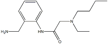 N-[2-(aminomethyl)phenyl]-2-[butyl(ethyl)amino]acetamide Struktur