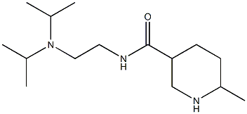 N-[2-(diisopropylamino)ethyl]-6-methylpiperidine-3-carboxamide Struktur