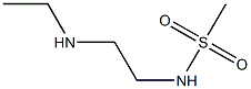 N-[2-(ethylamino)ethyl]methanesulfonamide Struktur