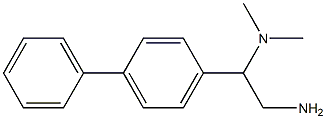 N-[2-amino-1-(1,1'-biphenyl-4-yl)ethyl]-N,N-dimethylamine Struktur