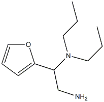 N-[2-amino-1-(2-furyl)ethyl]-N,N-dipropylamine Struktur