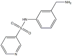 N-[3-(aminomethyl)phenyl]pyridine-3-sulfonamide Struktur