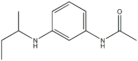 N-[3-(butan-2-ylamino)phenyl]acetamide Struktur