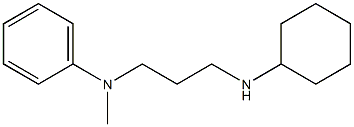 N-[3-(cyclohexylamino)propyl]-N-methylaniline Struktur