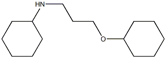 N-[3-(cyclohexyloxy)propyl]cyclohexanamine Struktur