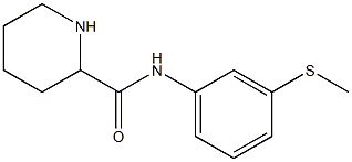 N-[3-(methylsulfanyl)phenyl]piperidine-2-carboxamide Struktur