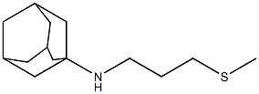 N-[3-(methylsulfanyl)propyl]adamantan-1-amine Struktur