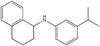 N-[3-(propan-2-yl)phenyl]-1,2,3,4-tetrahydronaphthalen-1-amine Struktur