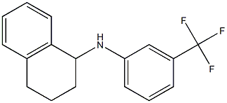 N-[3-(trifluoromethyl)phenyl]-1,2,3,4-tetrahydronaphthalen-1-amine Struktur