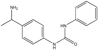 N-[4-(1-aminoethyl)phenyl]-N'-phenylurea Struktur