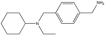 N-[4-(aminomethyl)benzyl]-N-cyclohexyl-N-ethylamine Struktur