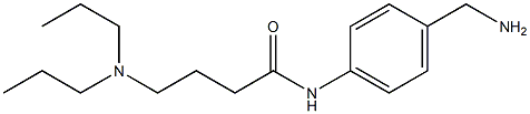 N-[4-(aminomethyl)phenyl]-4-(dipropylamino)butanamide Struktur