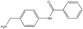 N-[4-(aminomethyl)phenyl]benzamide Struktur