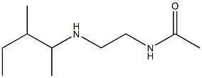 N-{2-[(3-methylpentan-2-yl)amino]ethyl}acetamide Struktur