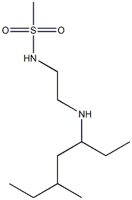 N-{2-[(5-methylheptan-3-yl)amino]ethyl}methanesulfonamide Struktur