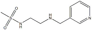 N-{2-[(pyridin-3-ylmethyl)amino]ethyl}methanesulfonamide Struktur