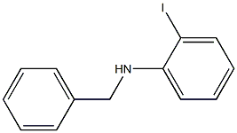 N-benzyl-2-iodoaniline Struktur