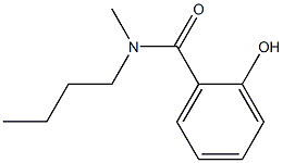 N-butyl-2-hydroxy-N-methylbenzamide Struktur