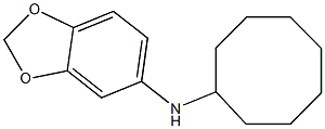 N-cyclooctyl-2H-1,3-benzodioxol-5-amine Struktur