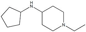 N-cyclopentyl-1-ethylpiperidin-4-amine Struktur