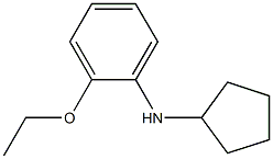 N-cyclopentyl-2-ethoxyaniline Struktur