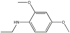 N-ethyl-2,4-dimethoxyaniline Struktur