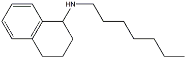 N-heptyl-1,2,3,4-tetrahydronaphthalen-1-amine Struktur