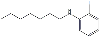 N-heptyl-2-iodoaniline Struktur