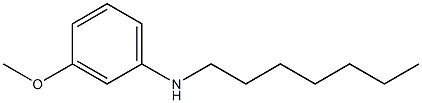 N-heptyl-3-methoxyaniline Struktur