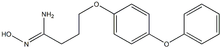 N'-hydroxy-4-(4-phenoxyphenoxy)butanimidamide Struktur