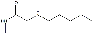 N-methyl-2-(pentylamino)acetamide Struktur