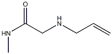 N-methyl-2-(prop-2-en-1-ylamino)acetamide Struktur