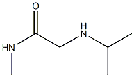 N-methyl-2-(propan-2-ylamino)acetamide Struktur