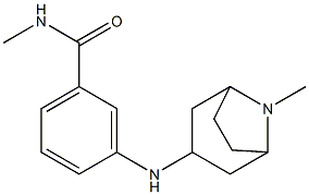 N-methyl-3-({8-methyl-8-azabicyclo[3.2.1]octan-3-yl}amino)benzamide Struktur