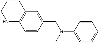 N-methyl-N-(1,2,3,4-tetrahydroquinolin-6-ylmethyl)aniline Struktur